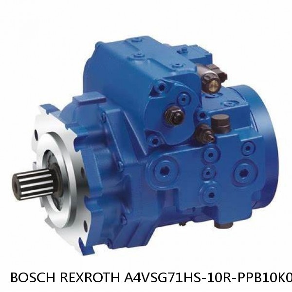 A4VSG71HS-10R-PPB10K010N BOSCH REXROTH A4VSG AXIAL PISTON VARIABLE PUMP #1 image