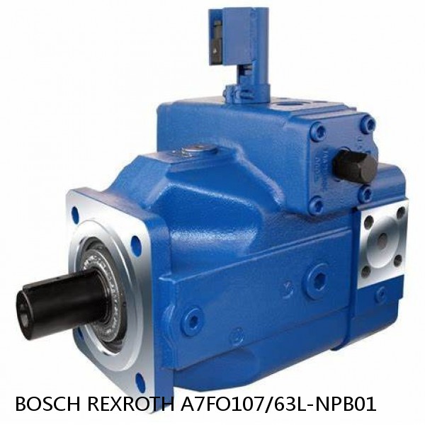 A7FO107/63L-NPB01 BOSCH REXROTH A7FO AXIAL PISTON MOTOR FIXED DISPLACEMENT BENT AXIS PUMP #1 image